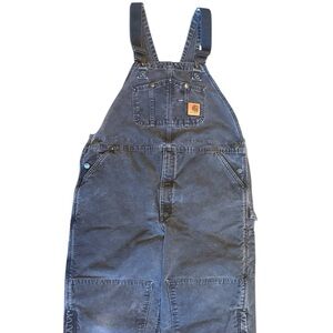 ** SOLD **Vintage Carhartt Dark Gray Work Overalls